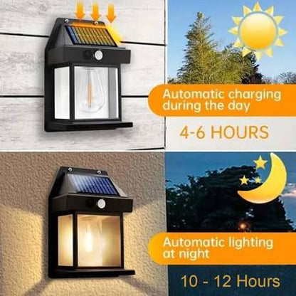 Solar LED Light Outdoor – Solar Powered Wall Light | Waterproof Outdoor Garden, Gate & Home Security Light