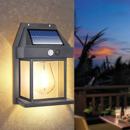 Solar LED Light Outdoor – Solar Powered Wall Light | Waterproof Outdoor Garden, Gate & Home Security Light